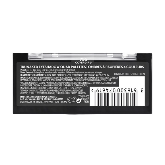 4/$20 COVERGIRL TruNaked Quad Eyeshadow Palette - Picture 3 of 3